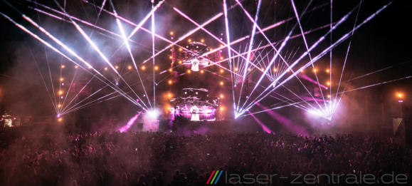 Laser shows festivals